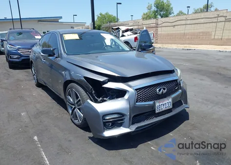 2015 Infiniti Q50 Premium/Sport from USA, damaged, VIN JN1BV7AP3FM333148